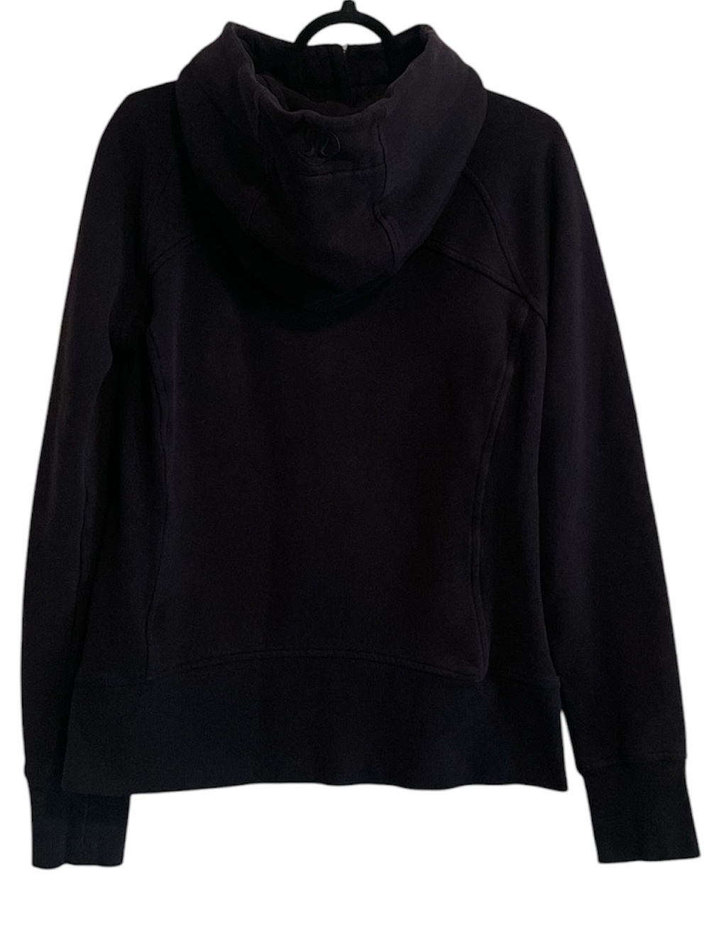 Lululemon Scuba Full Zip Hoodie Black / Gold Hardware Size 10 - Picture 5 of 6